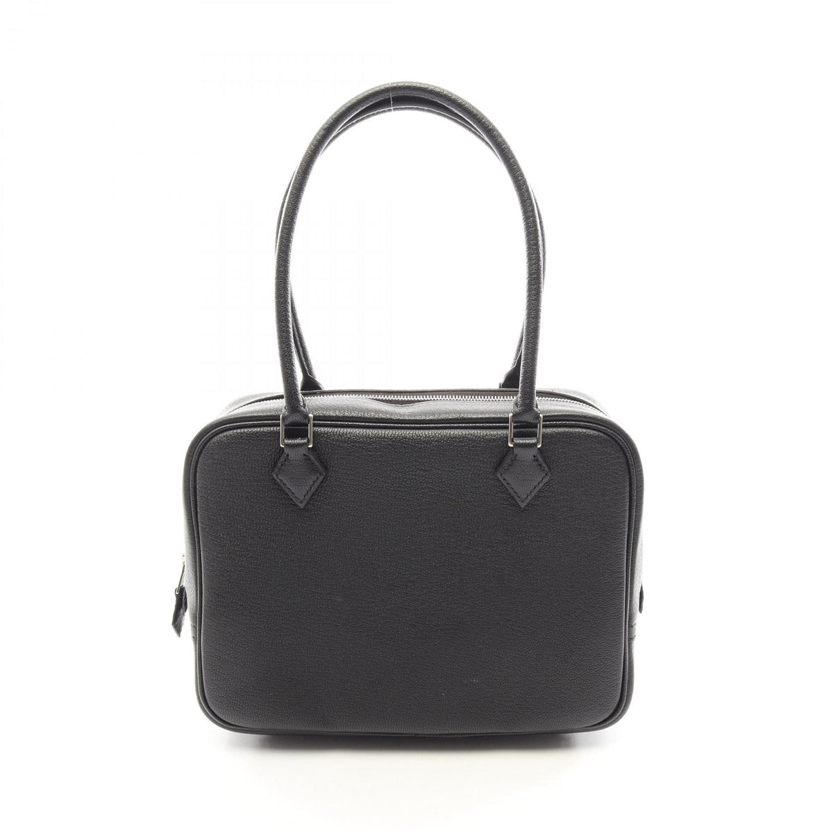HERMES Black Chevre Leather 20 Handbag