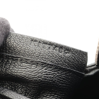 HERMES Black Chevre Leather 20 Handbag