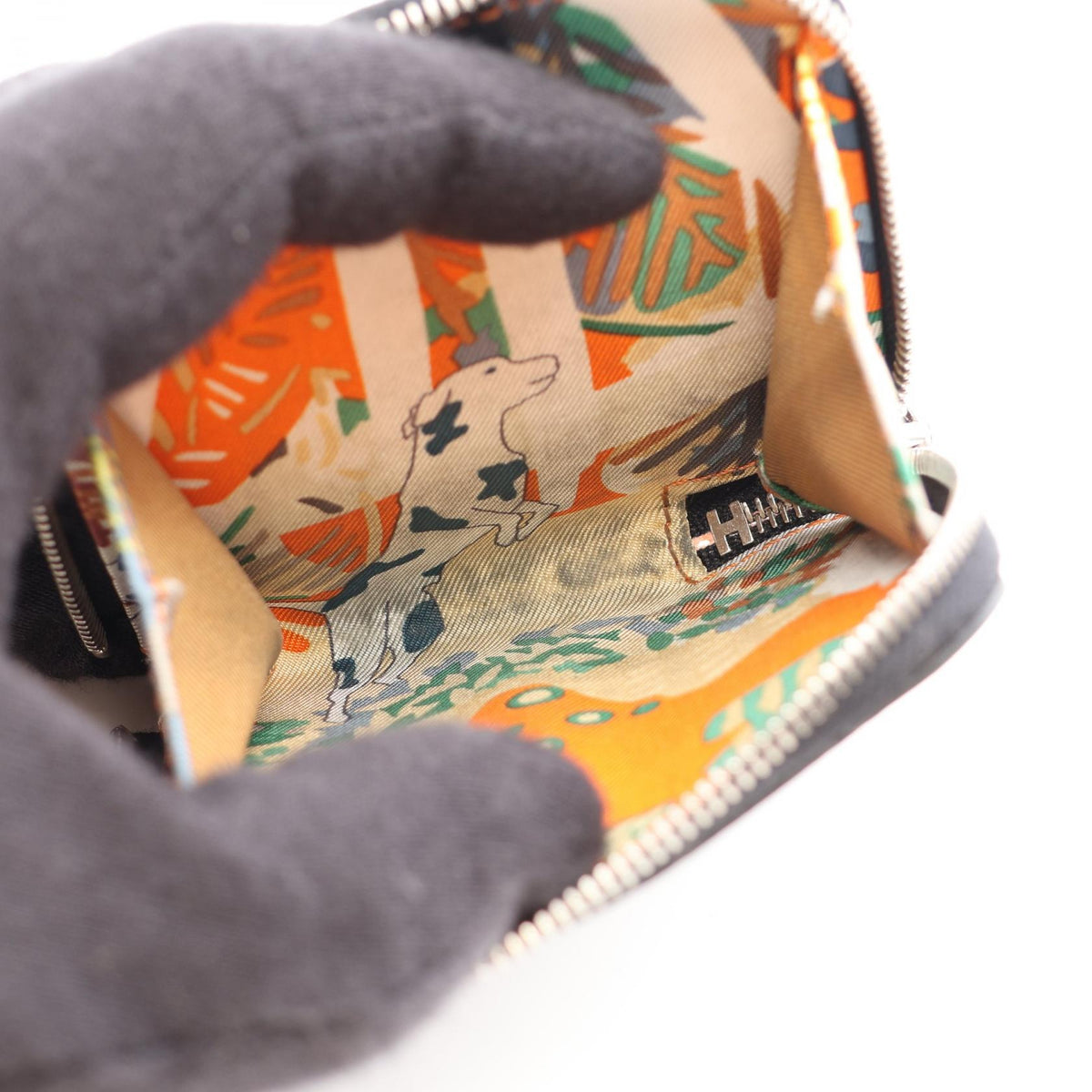 HERMES Azap Compact Mini Case Black