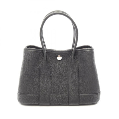 HERMES Neo Garden 23 Black Leather Handbag