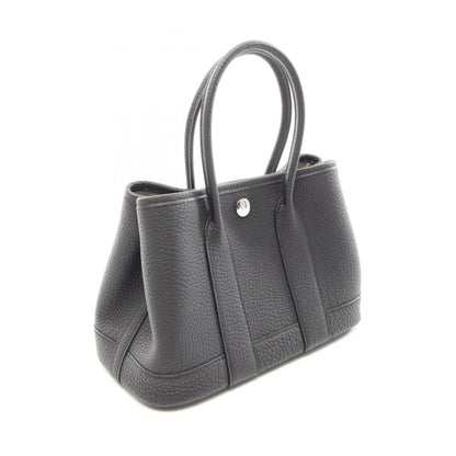 HERMES Neo Garden 23 Black Leather Handbag