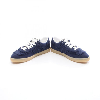 Miu Miu Denim Low-Top Sneakers Blue Size 38.5