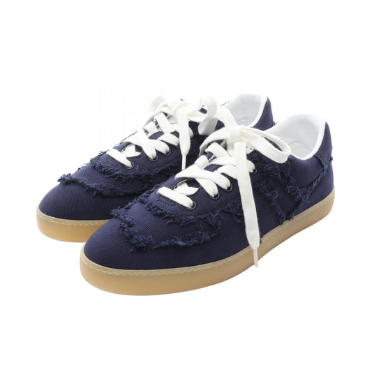 Miu Miu Canvas Sneakers Navy Size 39