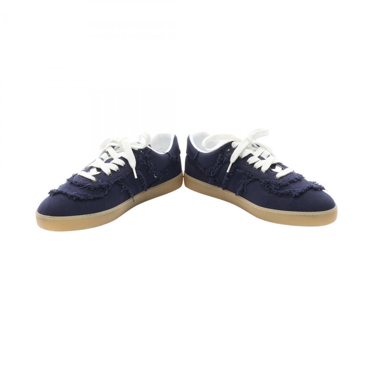 Miu Miu Canvas Sneakers Navy Size 39