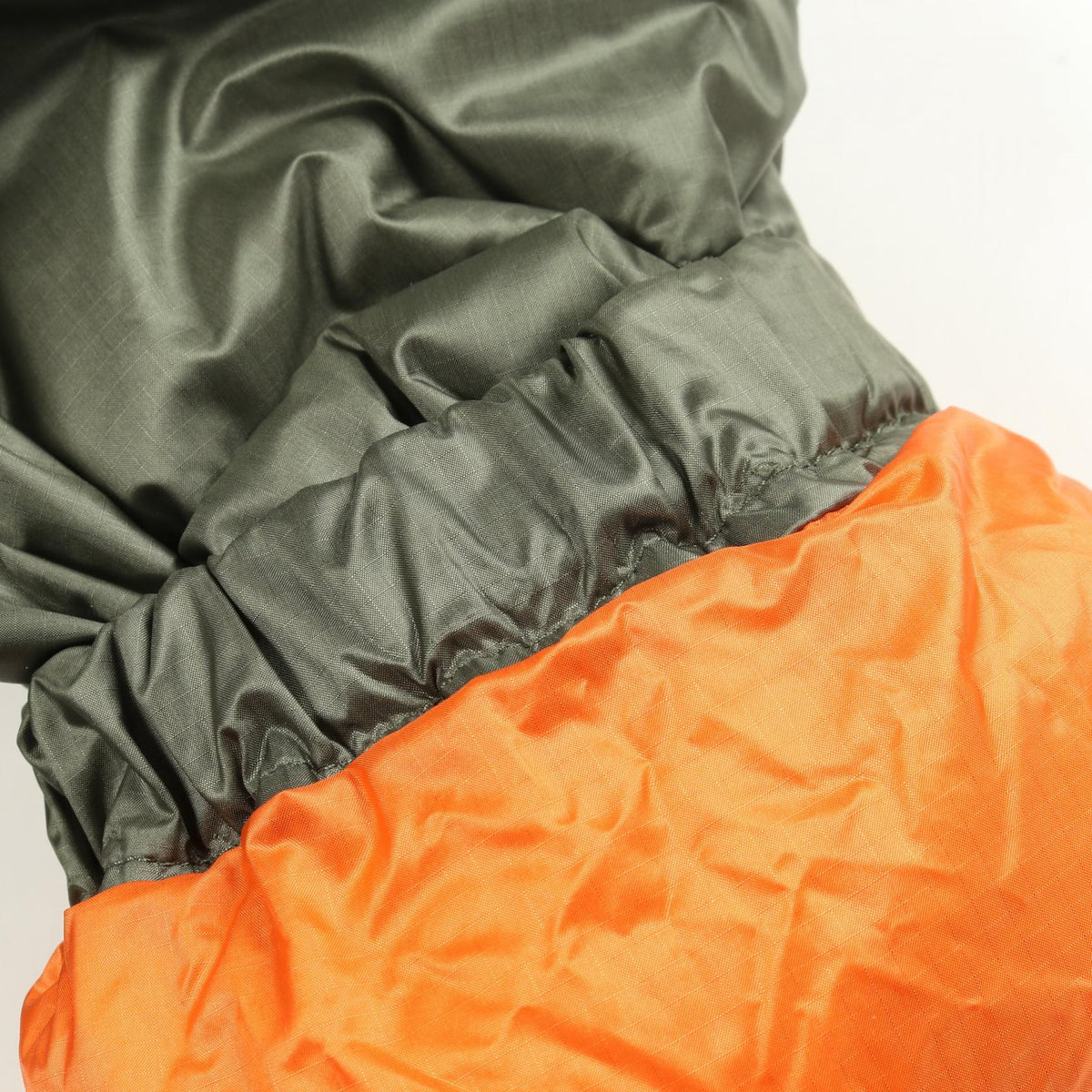 PRADA Nylon Down Jacket Khaki Green Size 44