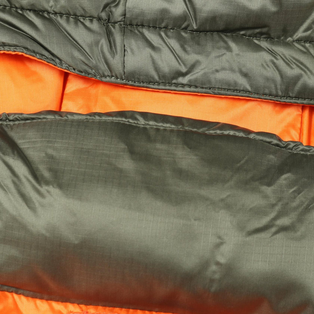 PRADA Nylon Down Jacket Khaki Green Size 44