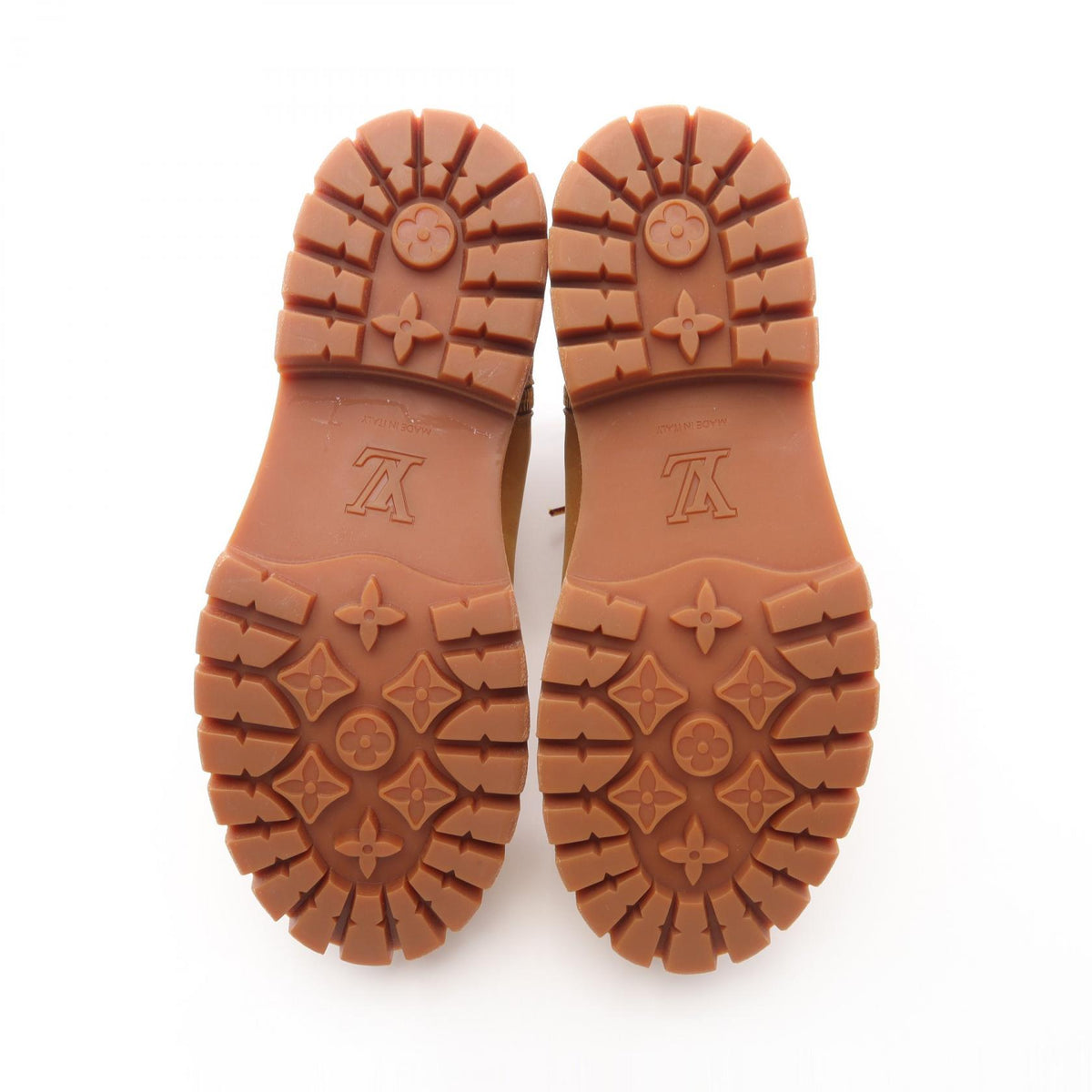 LOUIS VUITTON x Timberland Monogram Boots Brown Size UK 8