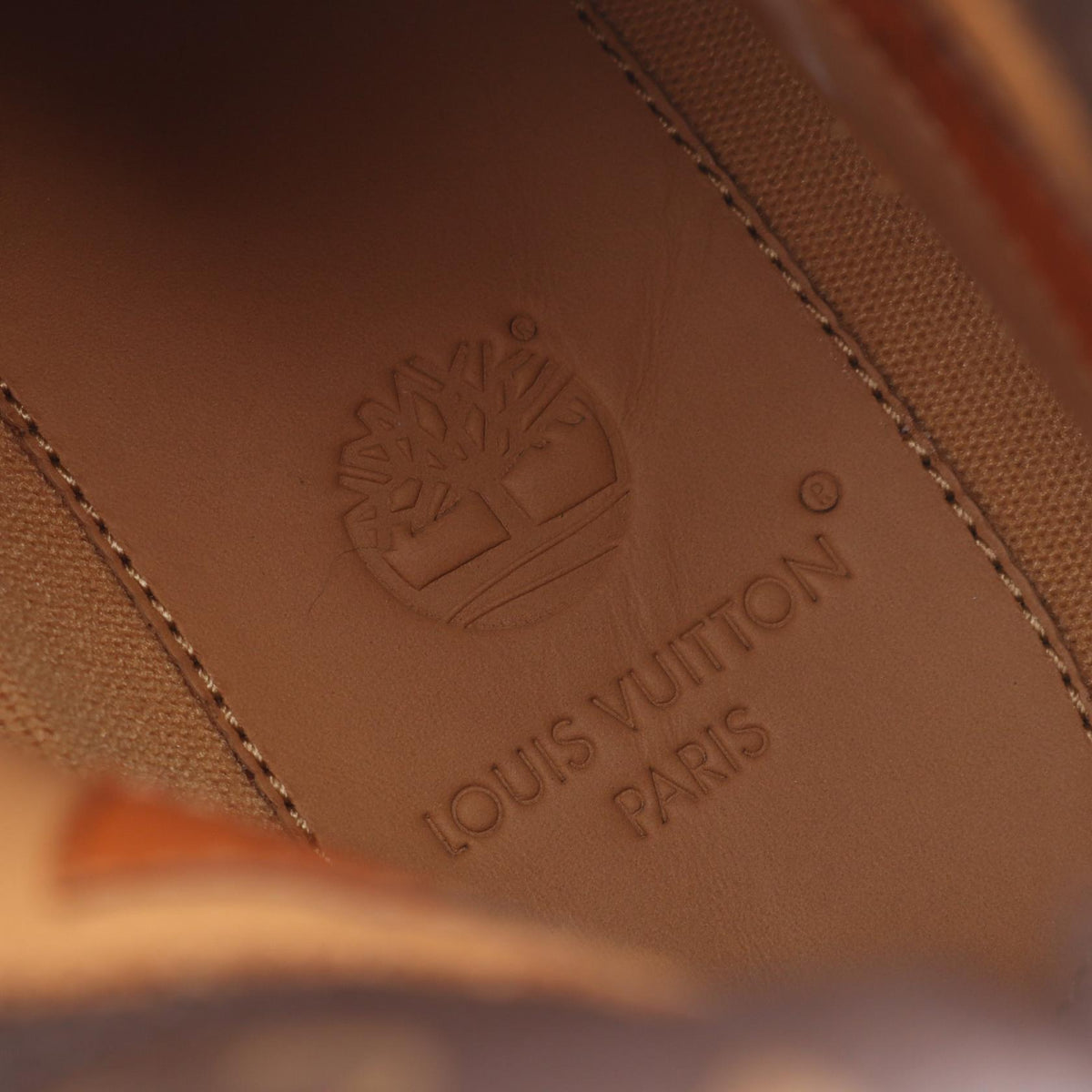 LOUIS VUITTON x Timberland Monogram Boots Brown Size UK 8