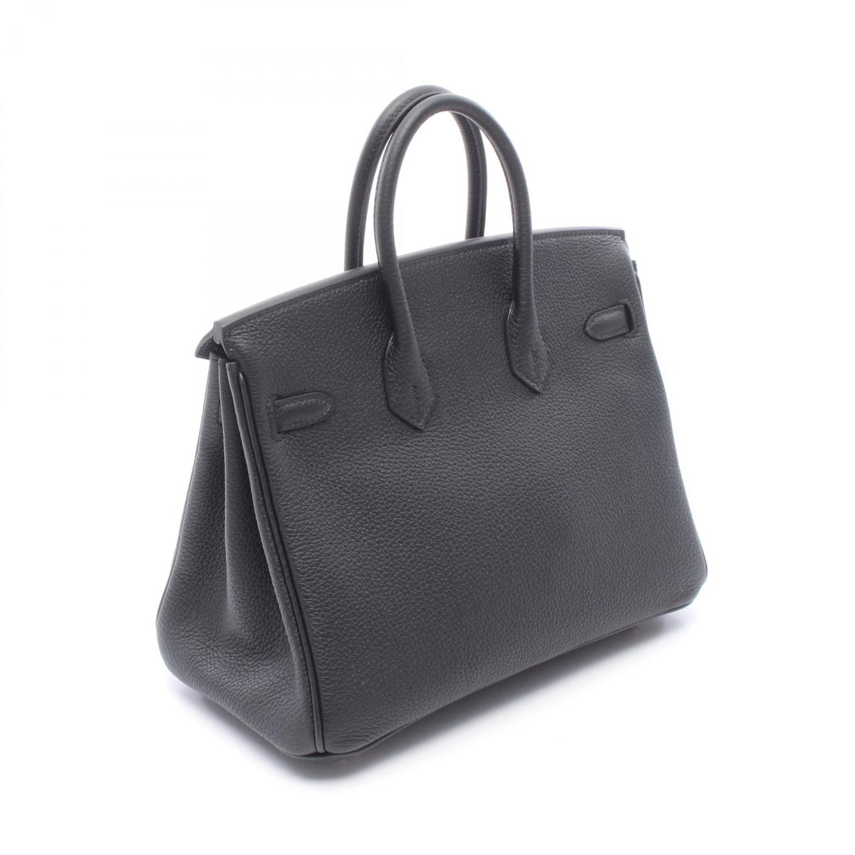HERMES Birkin 25 Togo Black Leather Bag