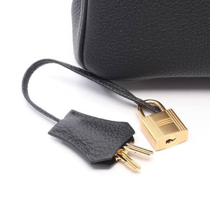 HERMES Birkin 25 Togo Black Leather Bag