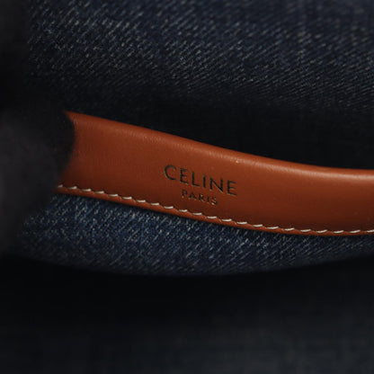 CELINE SMALL CABAS Thais Denim Bag Blue