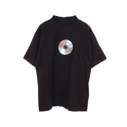 BALENCIAGA Valentine CD T-Shirt Black Size XS