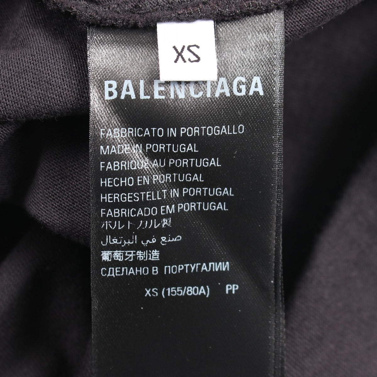 BALENCIAGA Valentine CD T-Shirt Black Size XS
