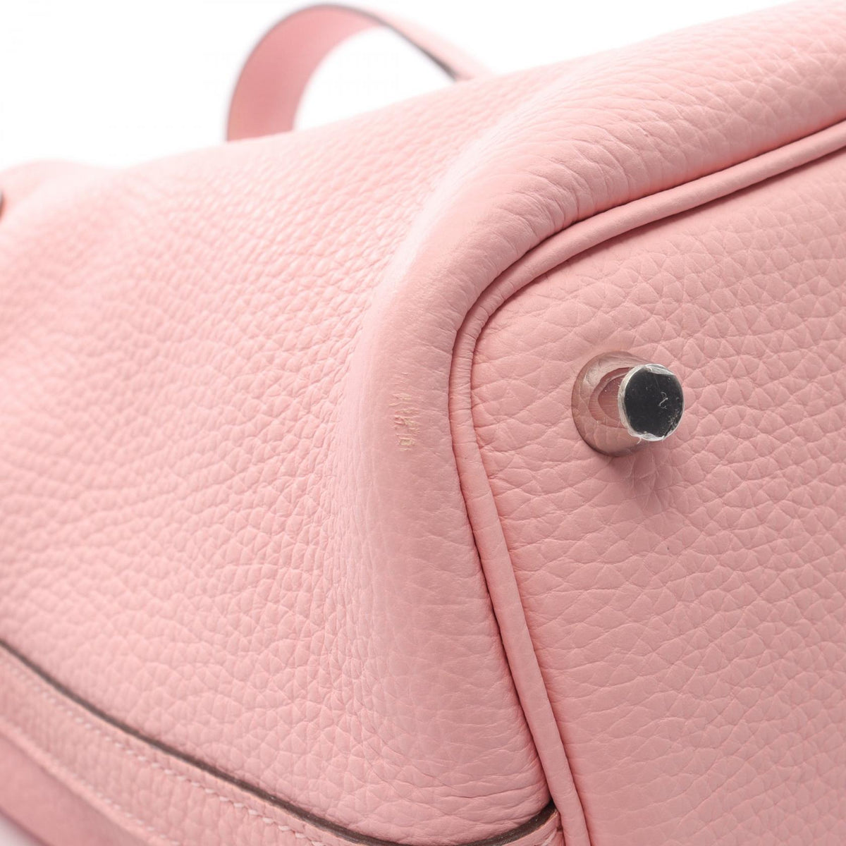 HERMES Picotin Lock PM Clemence Pink Handbag