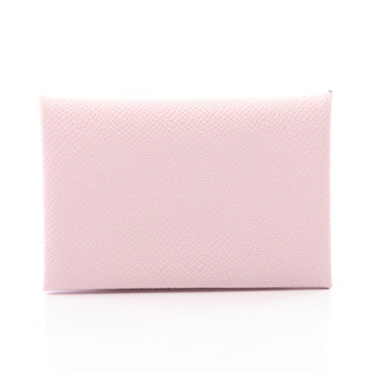 HERMES Calvi Rose Eglantine Coin Wallet