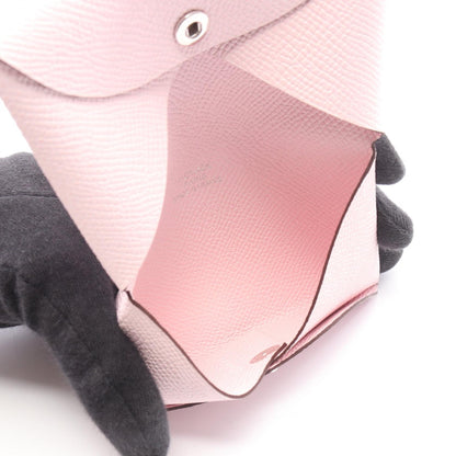 HERMES Calvi Rose Eglantine Coin Wallet