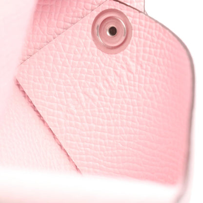 HERMES Calvi Rose Eglantine Coin Wallet