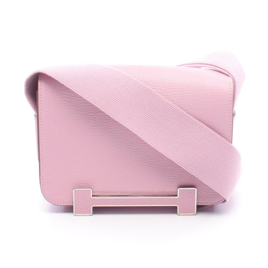 HERMES Geta Mauve Sylvestre Shoulder Bag