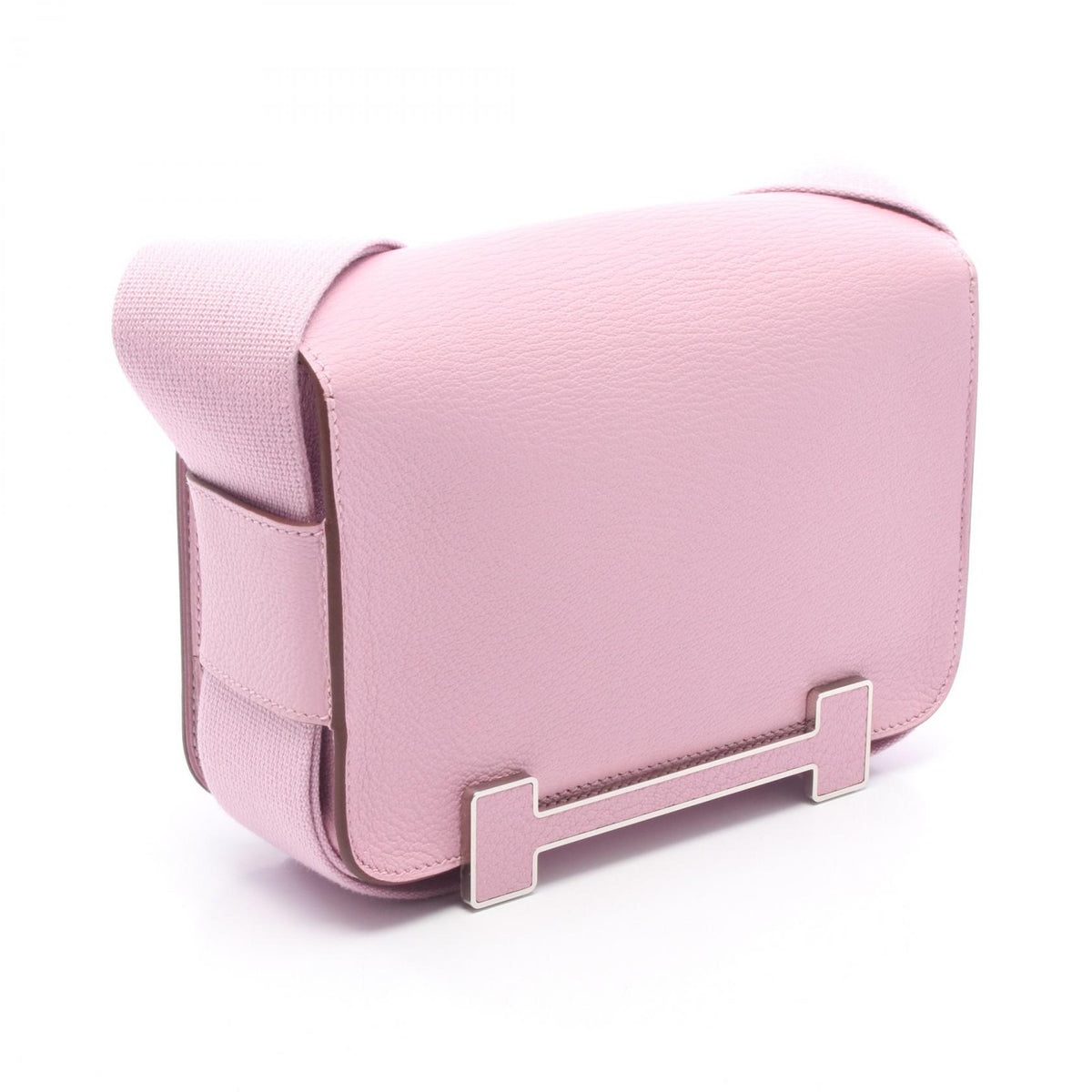 HERMES Geta Mauve Sylvestre Shoulder Bag