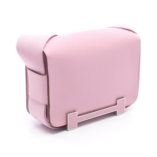 HERMES Geta Mauve Sylvestre Shoulder Bag