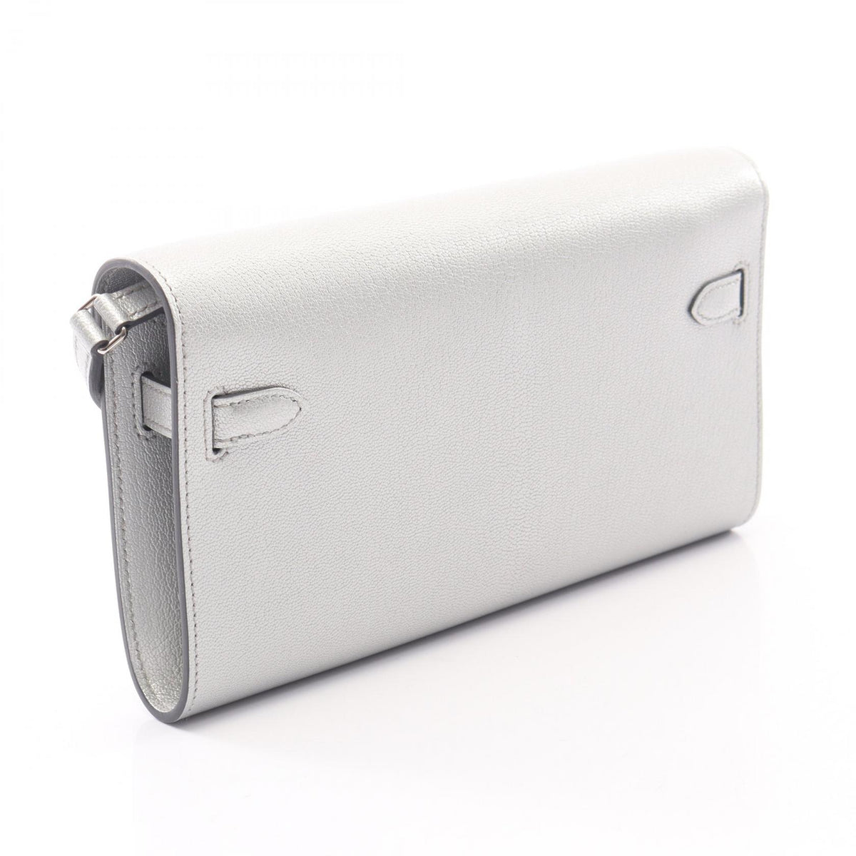 HERMES Kelly To Go Argent Shoulder Bag
