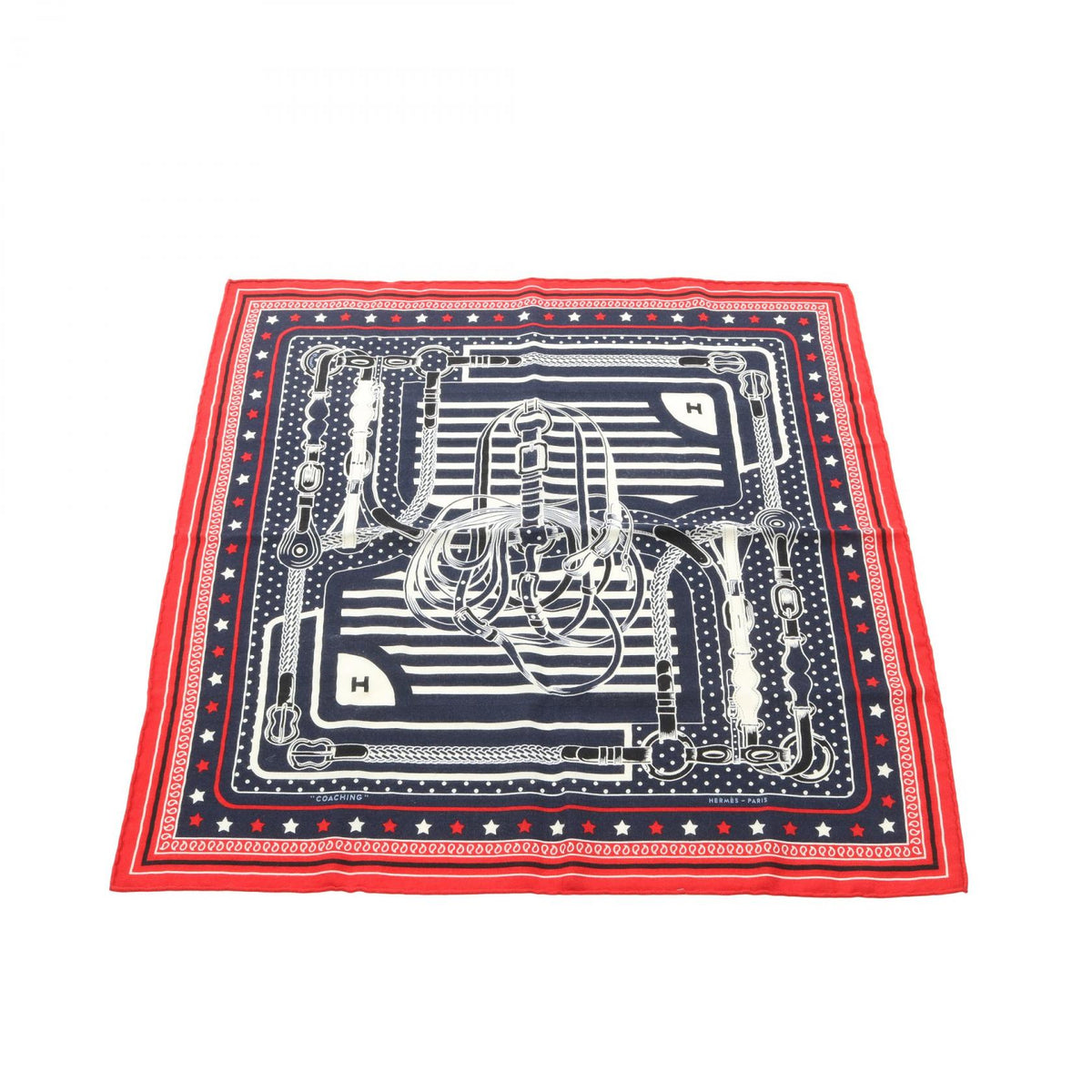 HERMES Carré 55 Disco Bandana Scarf
