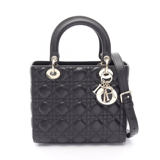 Dior Lady Dior Medium Handbag Black