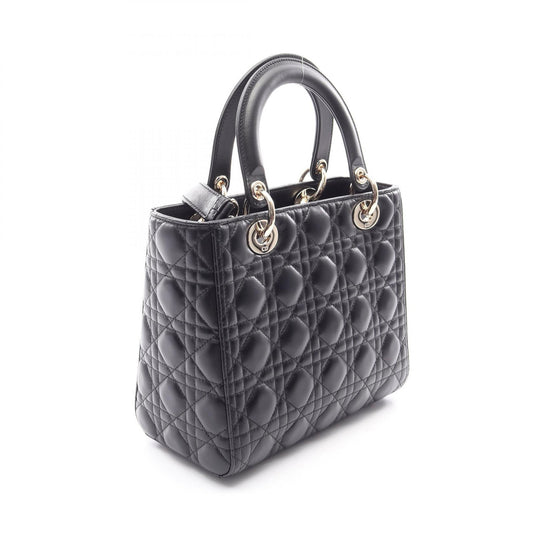 Dior Lady Dior Medium Handbag Black