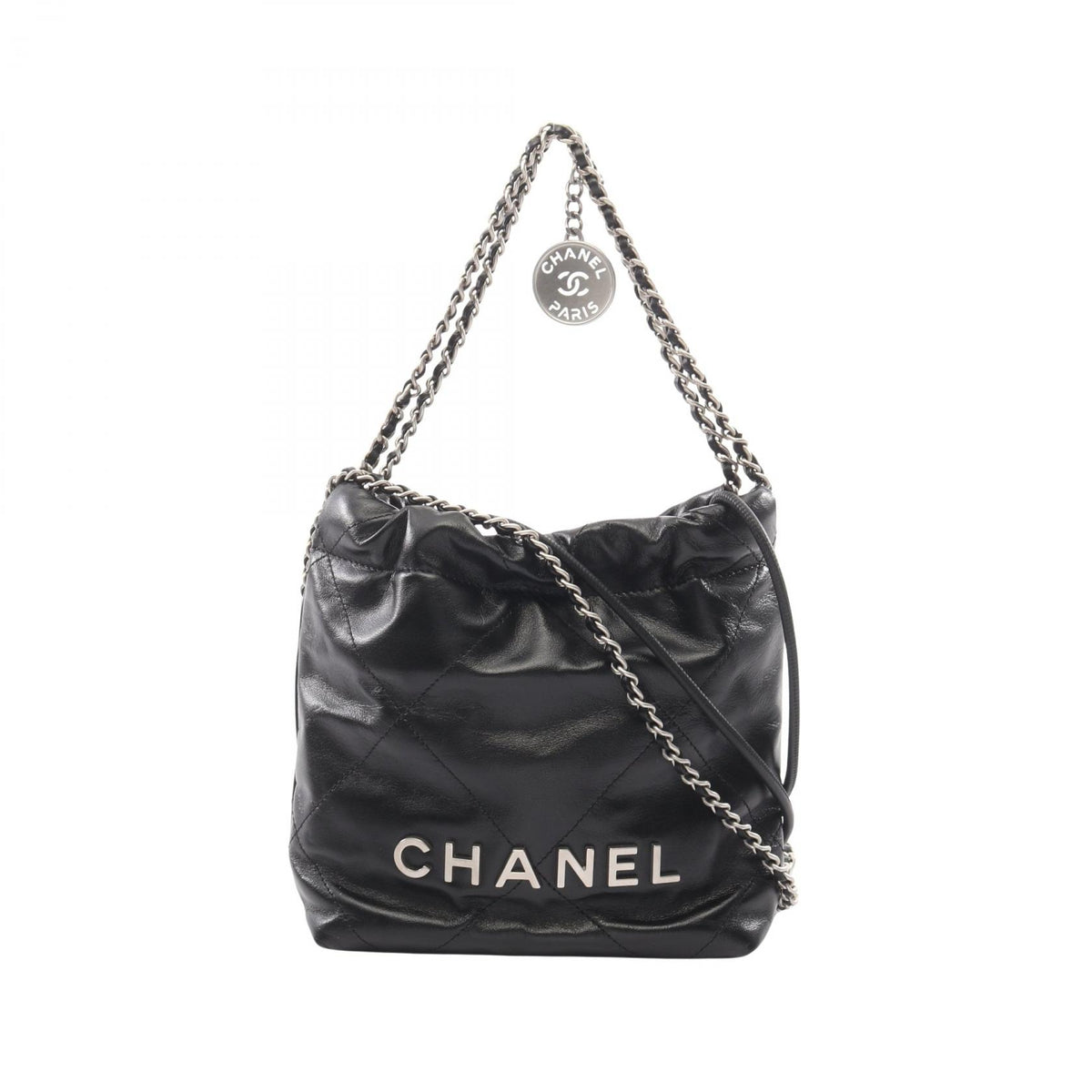 CHANEL 22 Mini 2-Way Leather Shoulder Bag