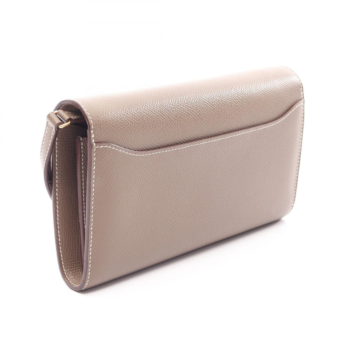 HERMES Constance Long To Go Shoulder Bag Gray