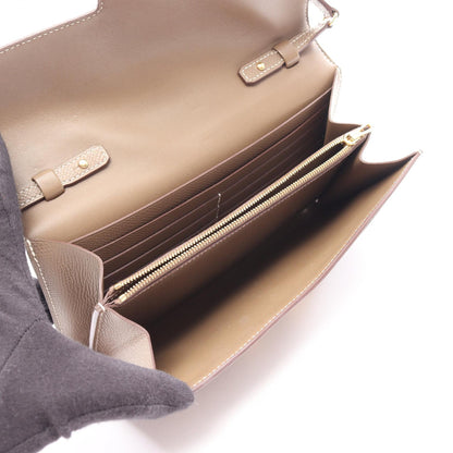 HERMES Constance Long To Go Shoulder Bag Gray