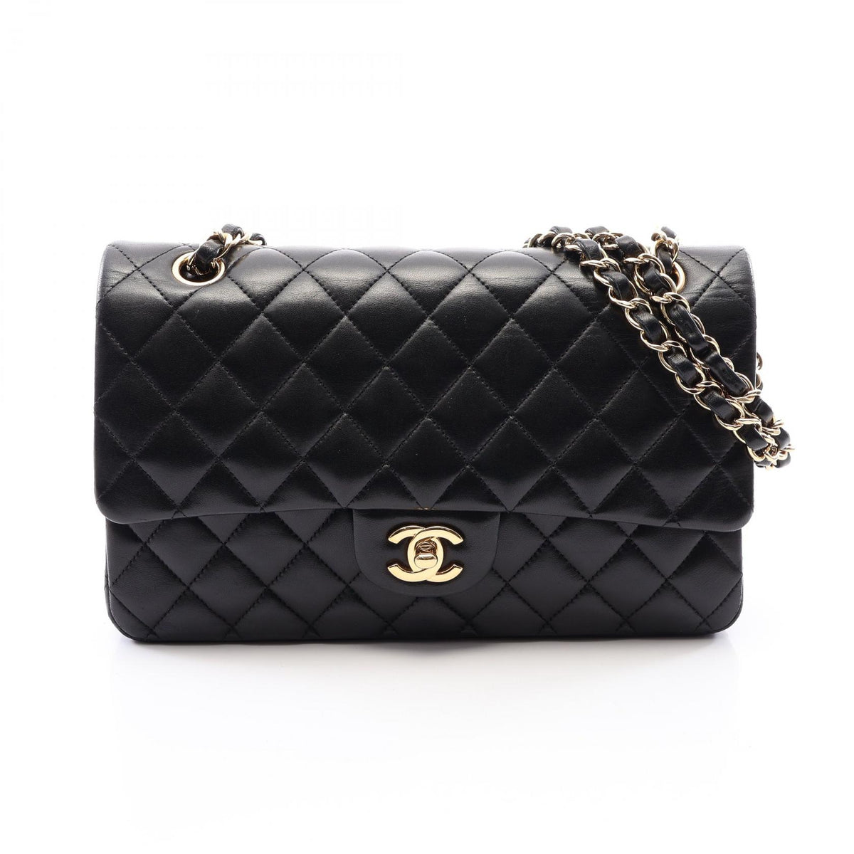 CHANEL Matelasse Double Flap Shoulder Bag