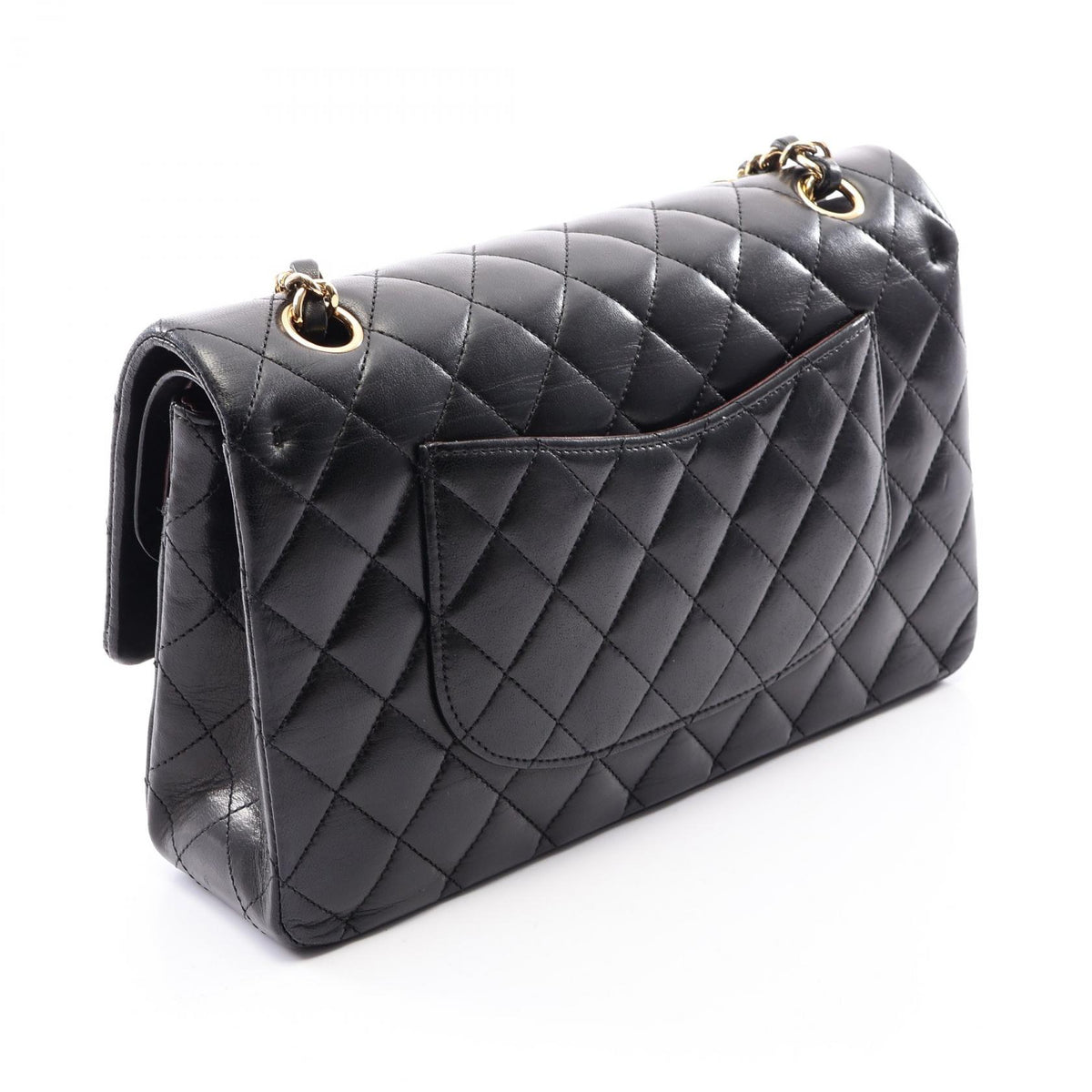 CHANEL Matelasse Double Flap Shoulder Bag