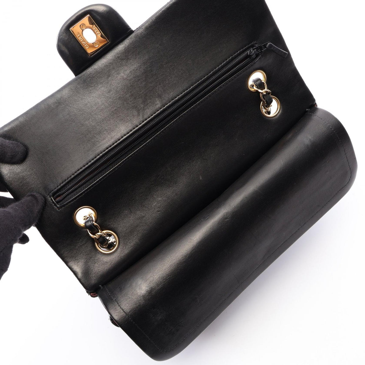 CHANEL Matelasse Double Flap Shoulder Bag