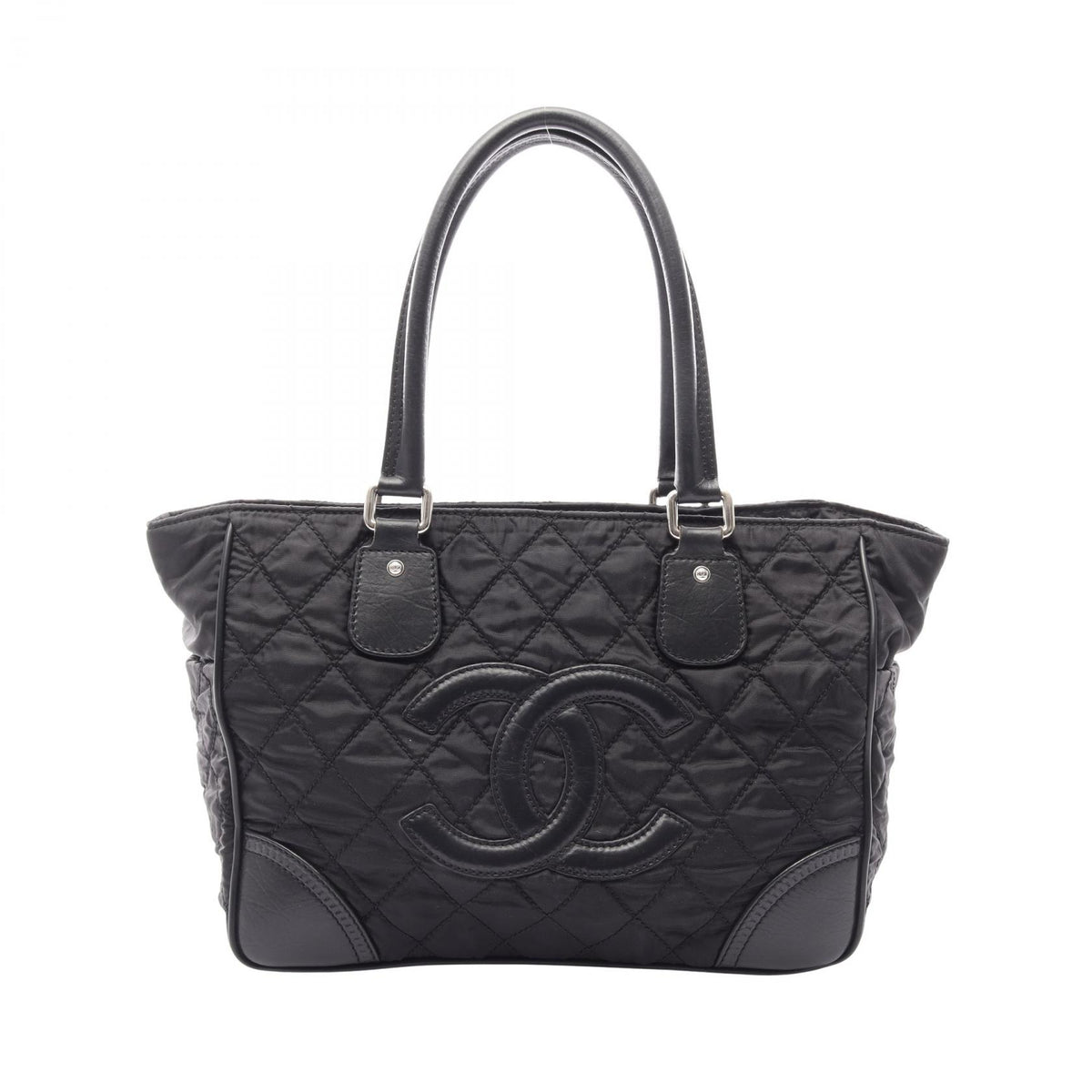 CHANEL Paris-New York Line Nylon Bag Black