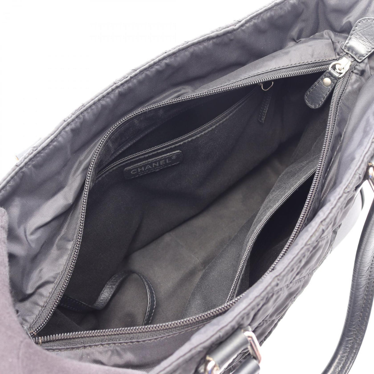 CHANEL Paris-New York Line Nylon Bag Black