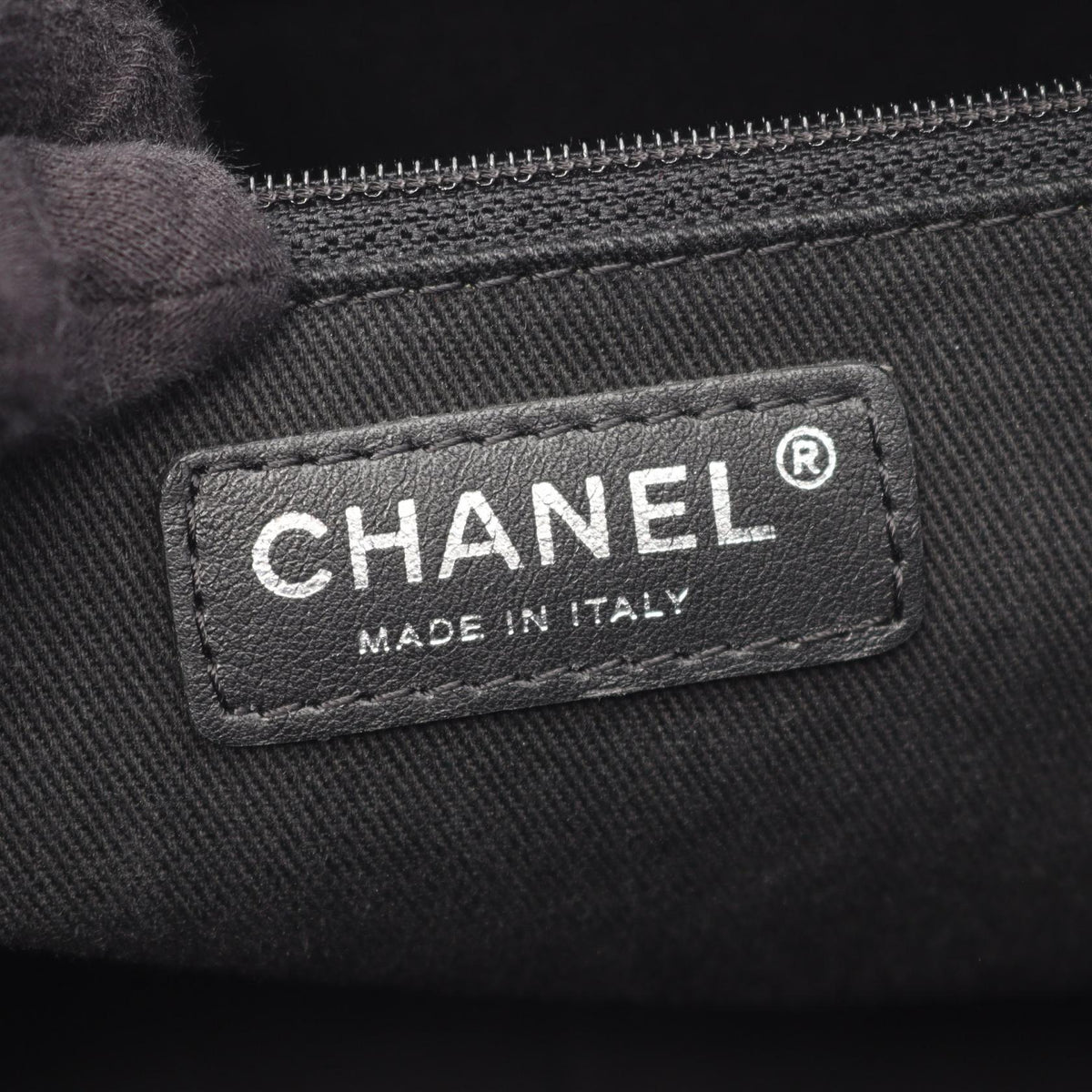 CHANEL Paris-New York Line Nylon Bag Black