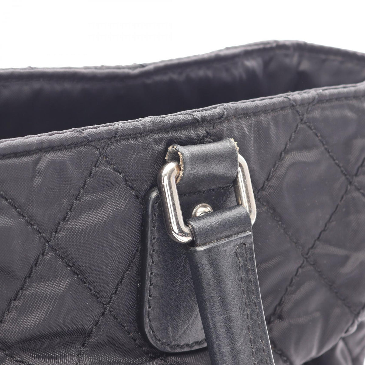 CHANEL Paris-New York Line Nylon Bag Black