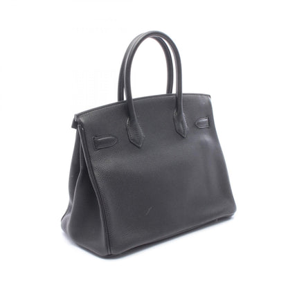 HERMES Birkin 30 Togo Leather Silver HW Handbag