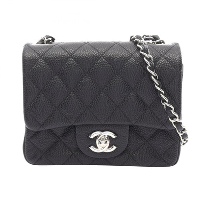 CHANEL Mini Matelasse Shoulder Caviar Skin Shoulder Bag