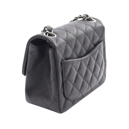CHANEL Mini Matelasse Shoulder Caviar Skin Shoulder Bag