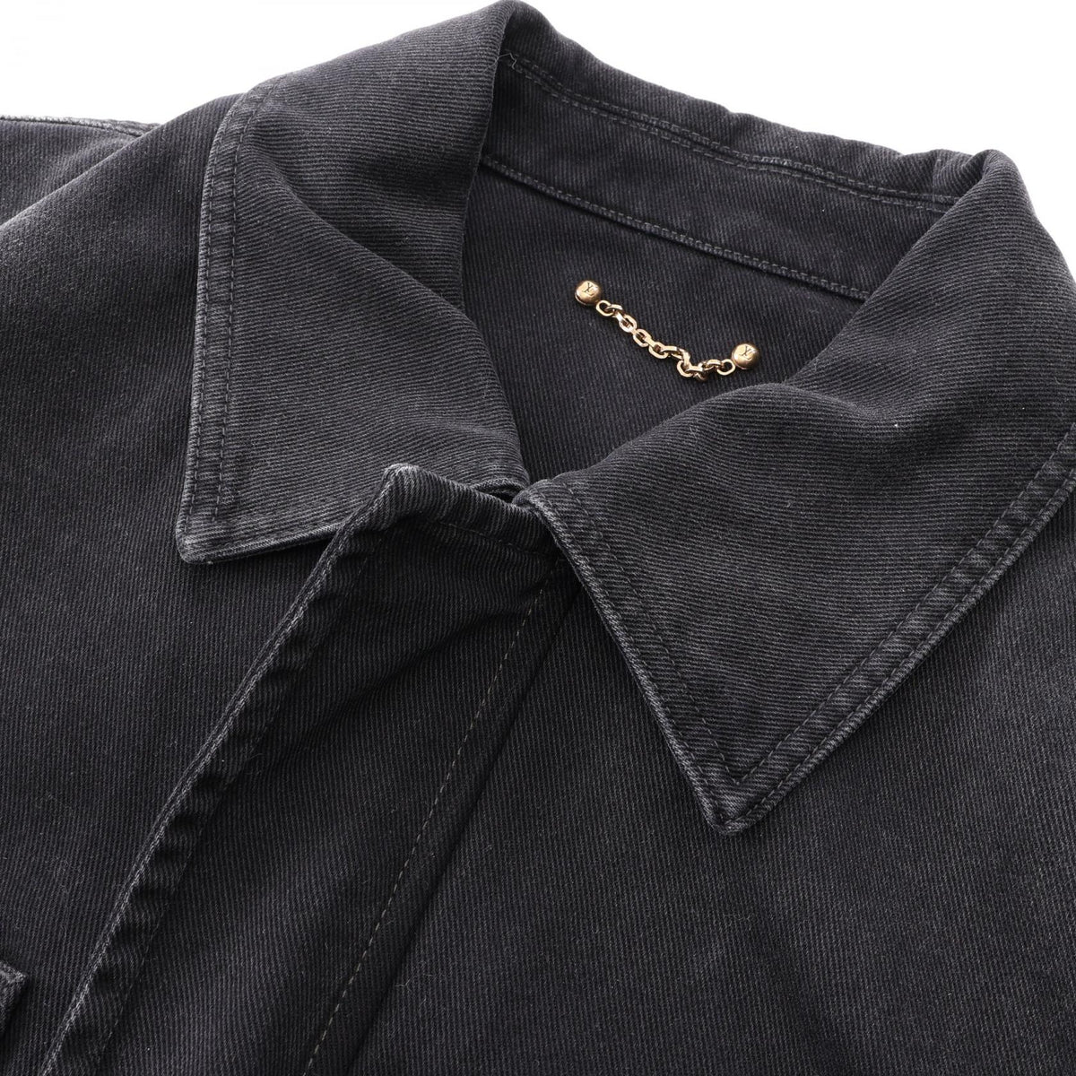 LOUIS VUITTON Workwear Embossed Denim Jacket Size 58