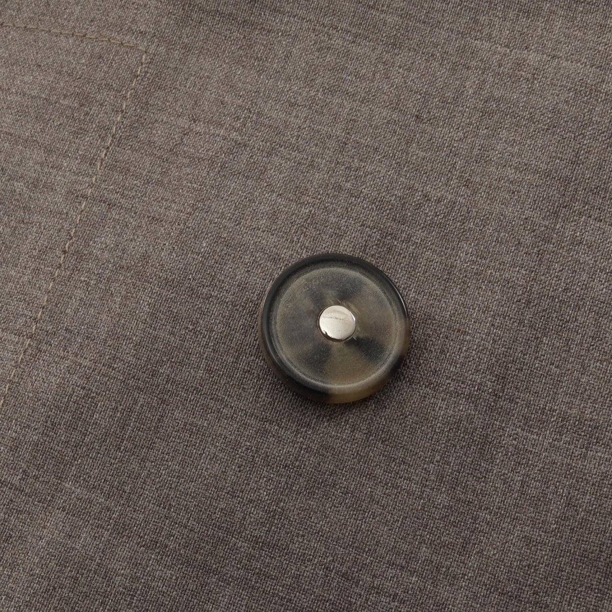 HERMES Double-Breasted Wool Coat Size ME