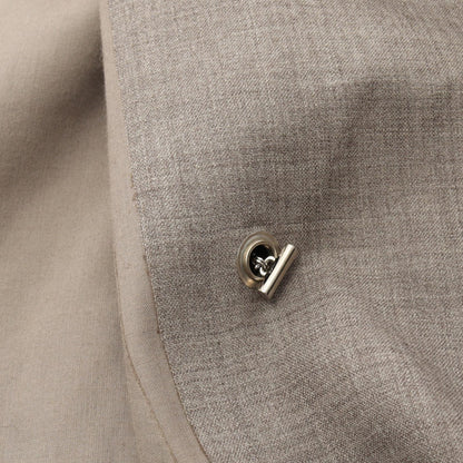 HERMES Double-Breasted Wool Coat Size ME
