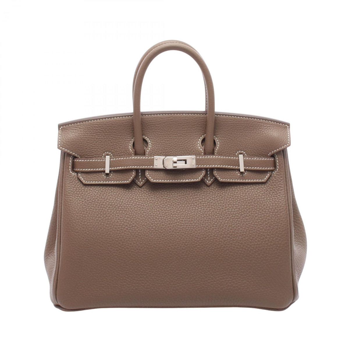 HERMES Birkin 25 Togo Leather Handbag