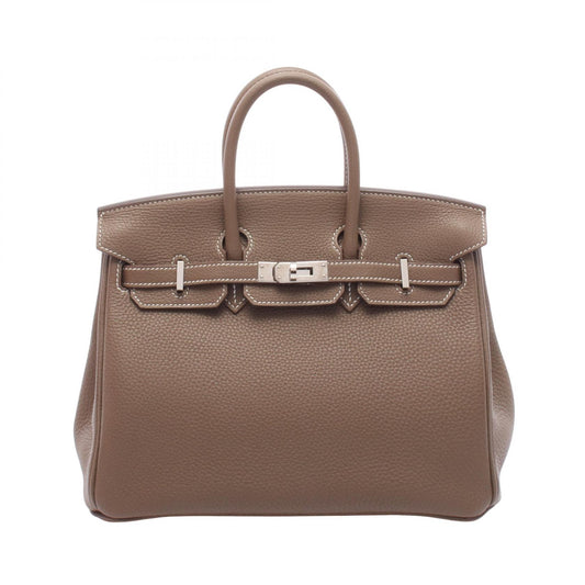 HERMES Birkin 25 Togo Leather Handbag