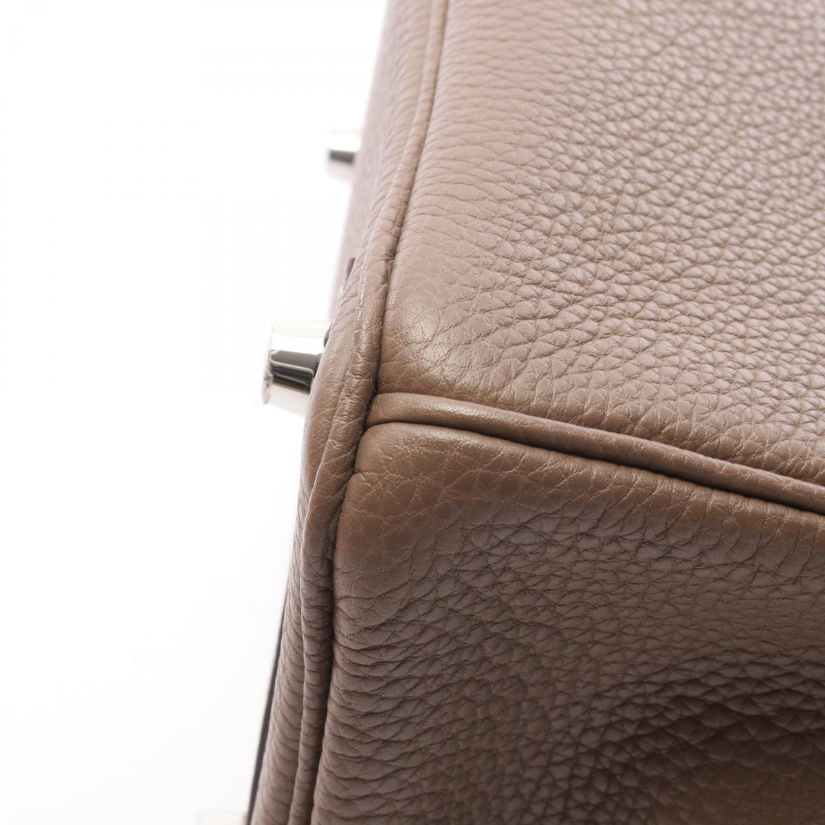 HERMES Birkin 25 Togo Leather Handbag