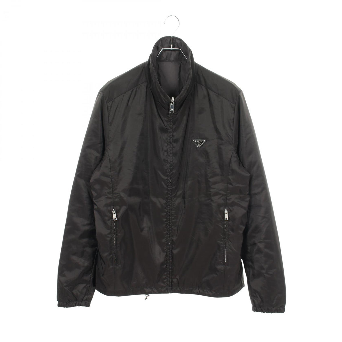 PRADA Re-Nlyon Black Padded Reversible Jacket Size 52