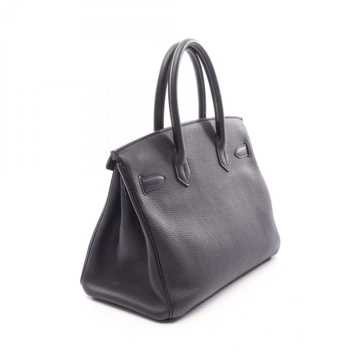 HERMES Birkin 30 Togo Leather Bag Black