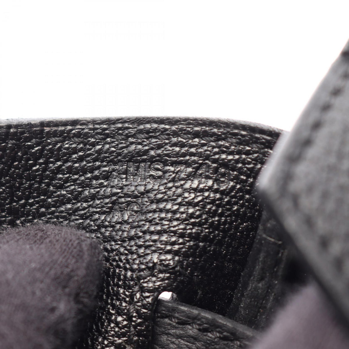 HERMES Birkin 30 Togo Leather Bag Black